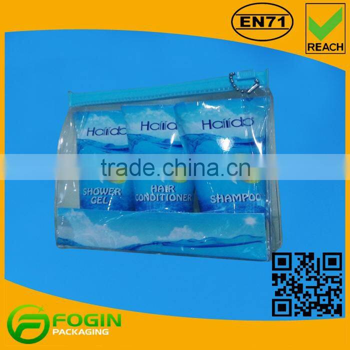 pvc cosmetic makeup pouch with zipper