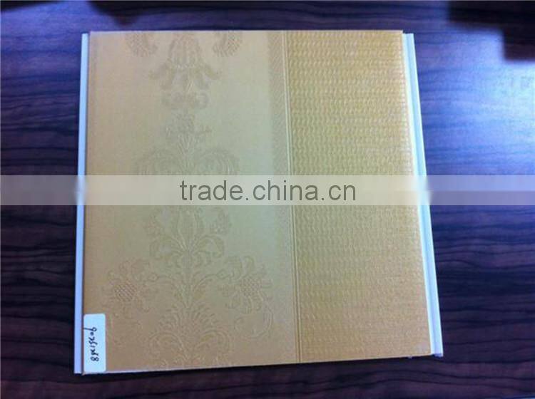 pvc panel laminated flat with beautiful colors as you like