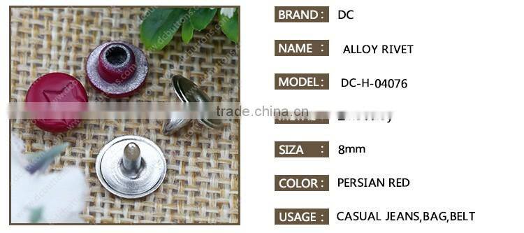 Wholesale Hot Sale Star Shape Metal Jeans Rivets And Studs