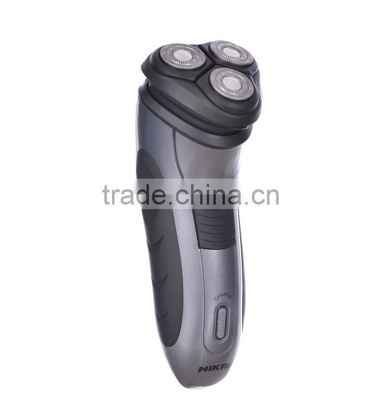 Triple head retotary electric shaver