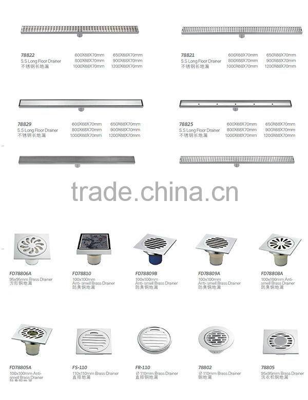 SUS304 Long Floor Drainer Floor Drains Foshan Empolo Sanitary 78822