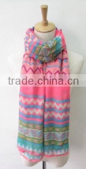2014 aztec tribal pattern scarf