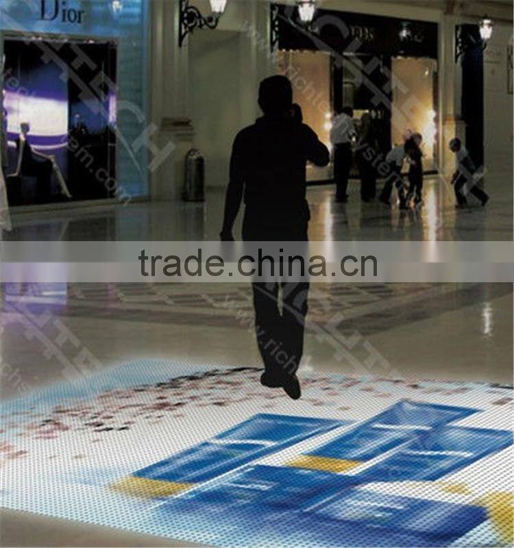 Richtech interactive projection floor dance for kids, amusement, shopping mall