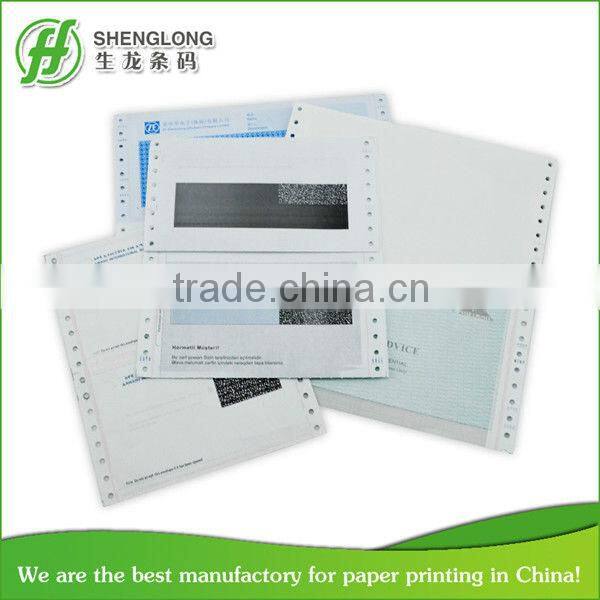 Carbonless paper Pin mailers