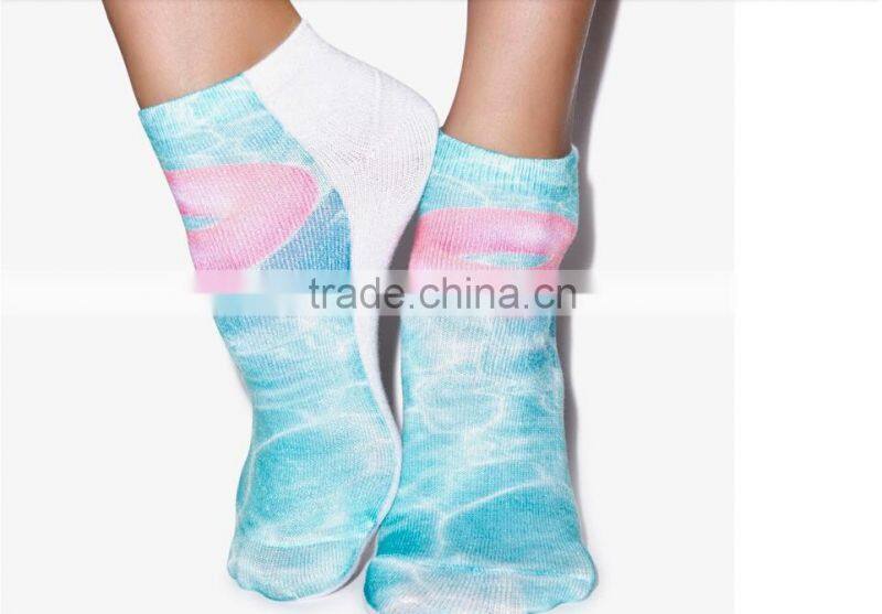 No Show Custom Sublimation Photo Print Socks