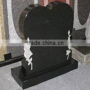 Absolute black granite monument