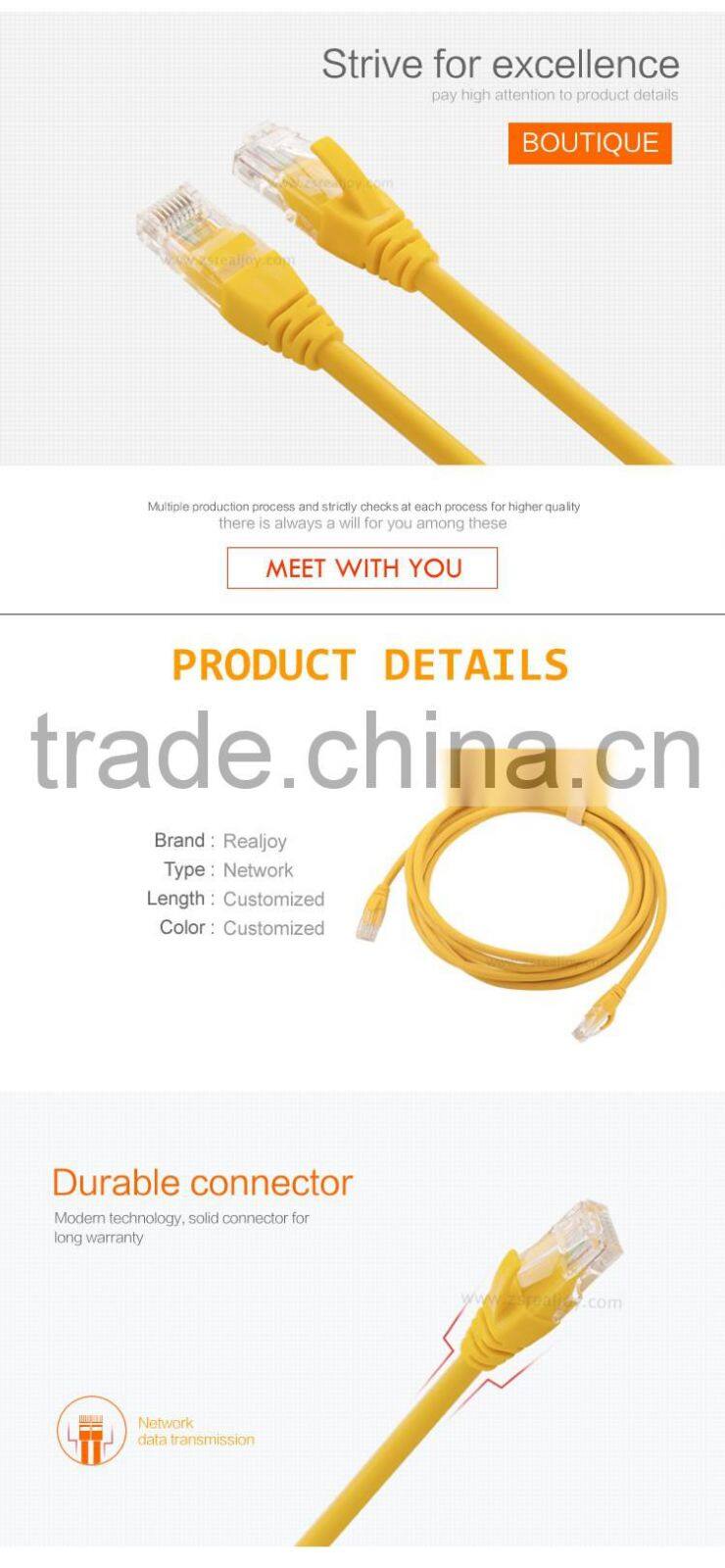 Made In China Approved FLUKE UTP STP FTP SFTP Lan Ethernet Cat 5 5e 6 6a Cable