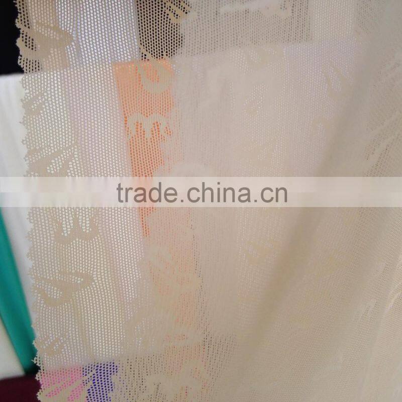 Factory new design 84/16 nylon spandex special patern jacquard mesh fabric, female dress jacquard mesh fabrice