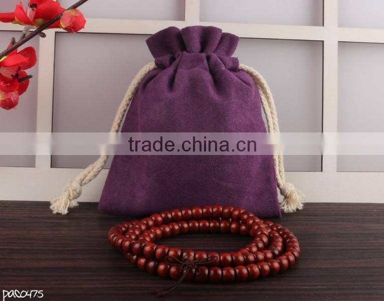 In Stock Colorful Suede Bag For Jewelry