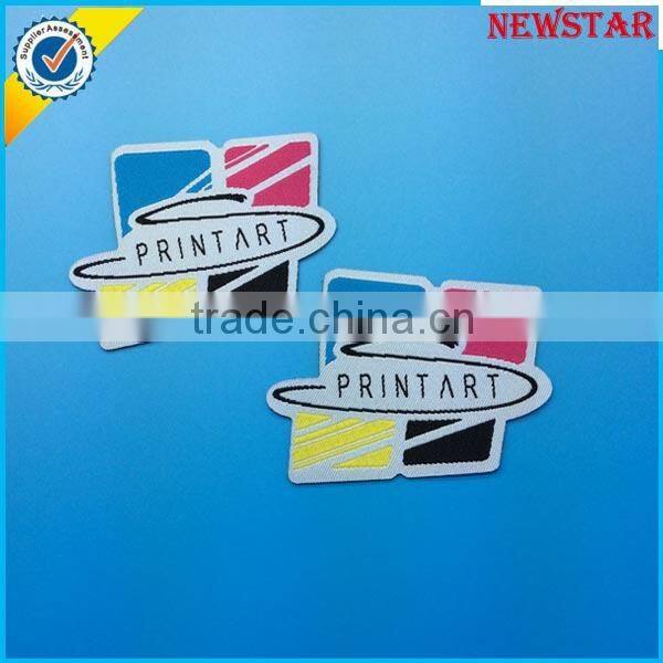 Customized design woven embroidery badge