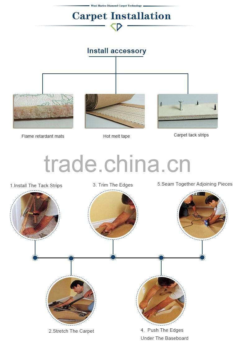 PP Yarn High Low Loop Warm Carpet