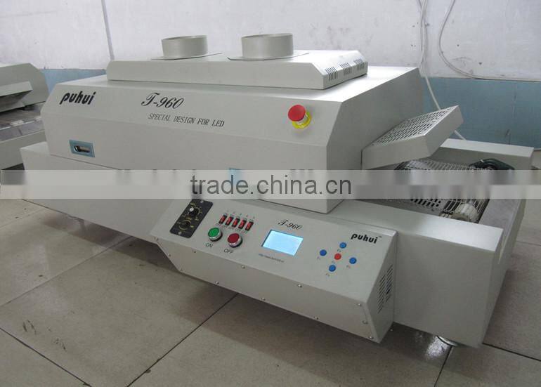 t-960e reflow oven, oven soldering smd, desktop reflow oven machine, taian puhui t-960e