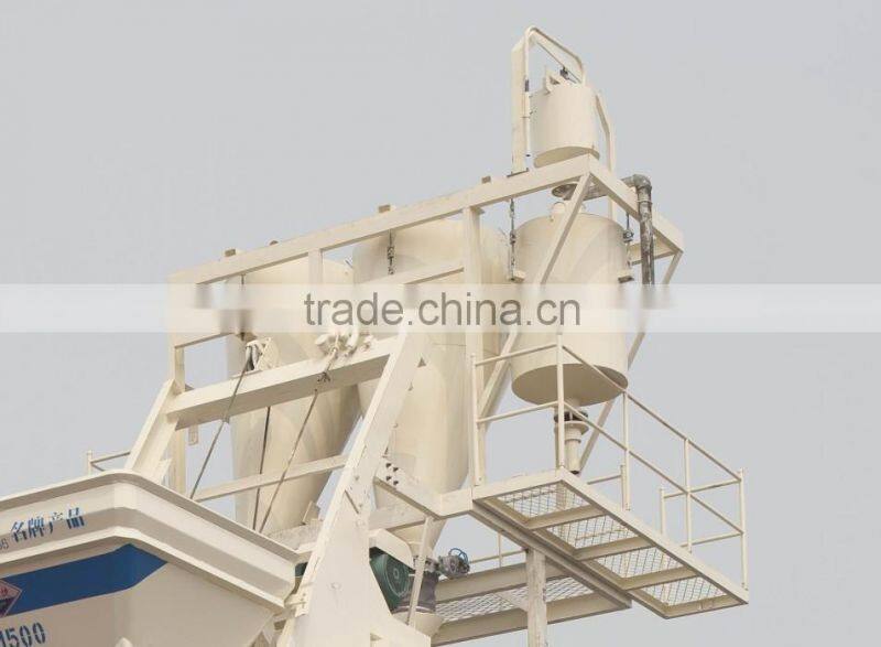 CE, SGS certificate HZS60 beton making machine , belt type concrete batching plant 60 m3/h