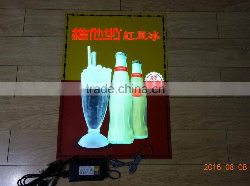 High Quality&High Brightness EL advertisement 420mmX300mm AC110V-240V