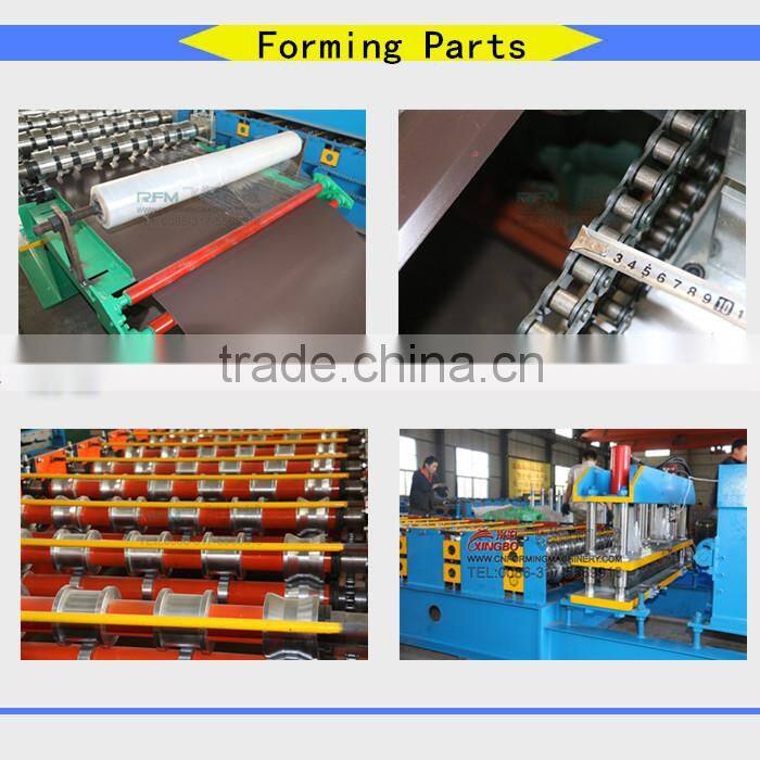 High performance 1000 trapezoid roof deck machine