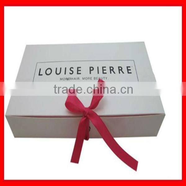 New Design Decorative Cardboard Hair Extension Packaging Boxes Wholesale