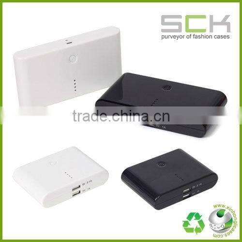 Portable mobile power bank 20000mAh Supply power for iPod,for iPhone,for iPad/ Samung