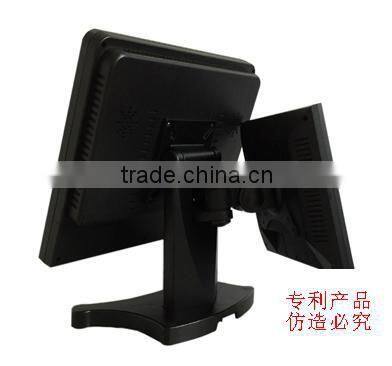 Dual pos touch stand for touch screen monitor