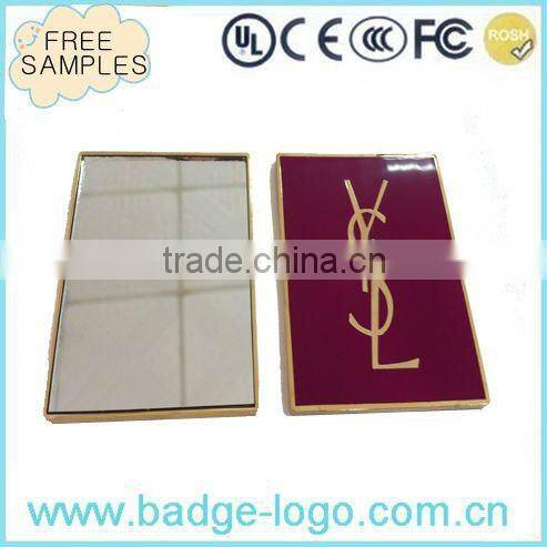 promotional gifts diamond-encrusted metal vanity table with lighted mirror