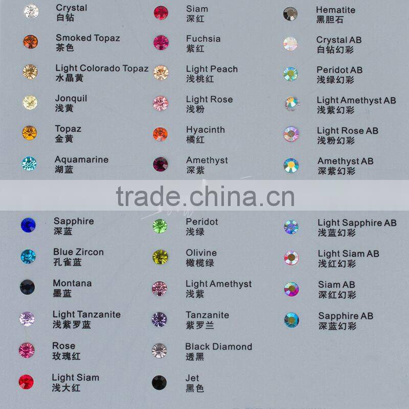 resist fire big size ss40 smoke topaz coffee brown color pointback stone for fashion woman bags