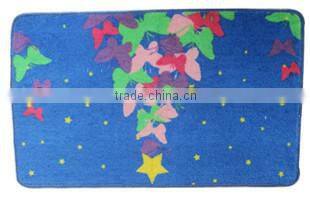 2014 polyster anti slip waterproof floor mat