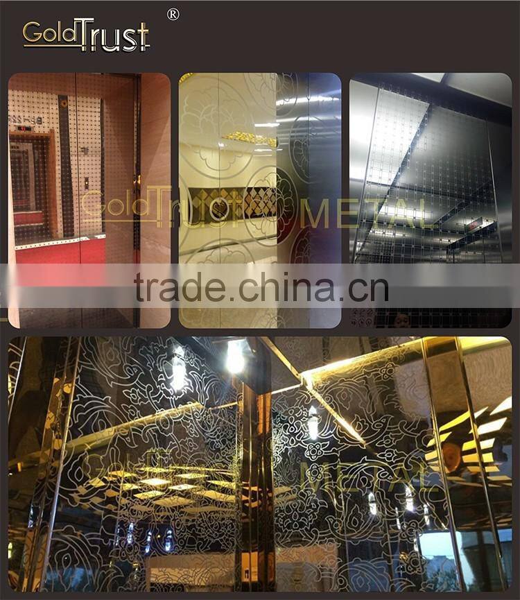 China Supplier High Demand Products In Market Combination Artwork Stainless Steel Sheet for Elevator and Decoration