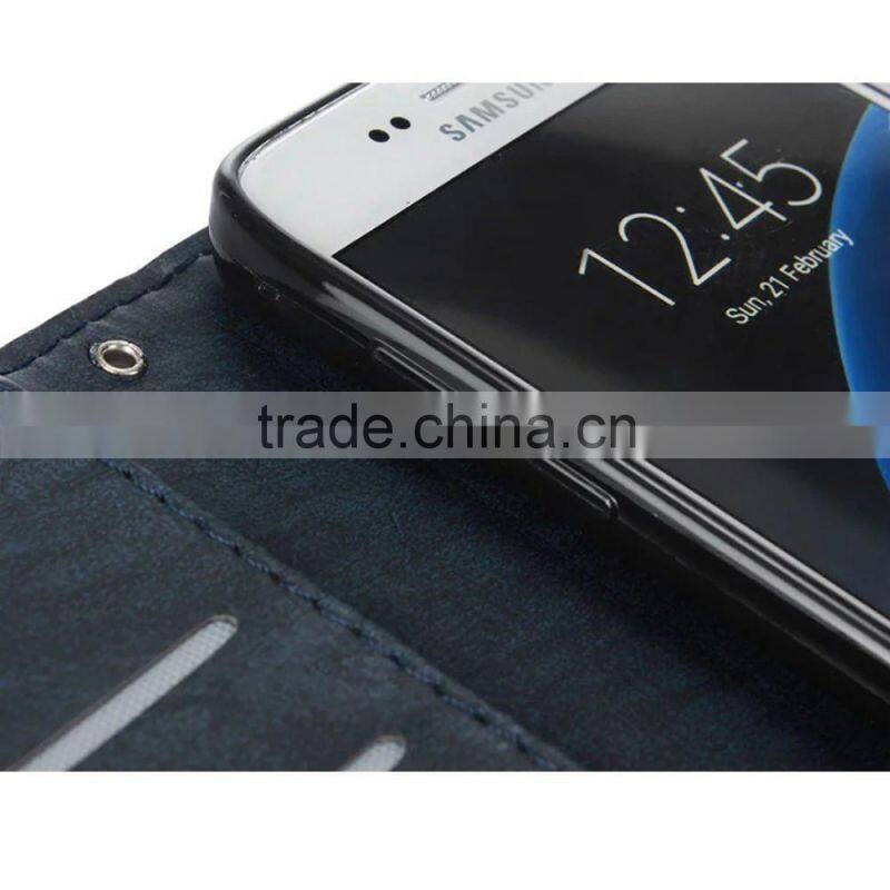 C&T Genuine Leather 100% Handmade Wallet Case for Samsung Galaxy Note 7