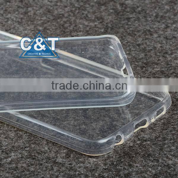 C&T Clear Transparent Flexible Gel Ultra Thin TPU Cases Covers For Samsung Galaxy S7 Edge