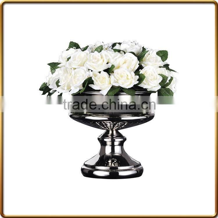 2016 new style flower tall and fancy large vase for home decoraton and wedding