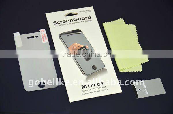 Hot!!! new arrive! wholesale mirror screen shield for Iphone5