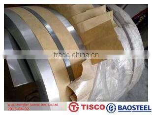 Stainless Steel Strip with 0.05 mm thickness and custom width