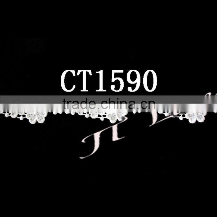 cheap design trim lace& cotton lace trim yard CT1596