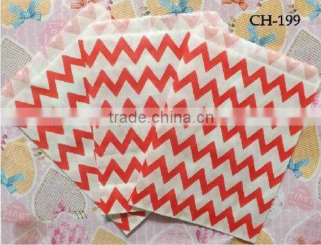 medium KRAFT polka dot paper gift or favor bags - 5 x 7.5 inches