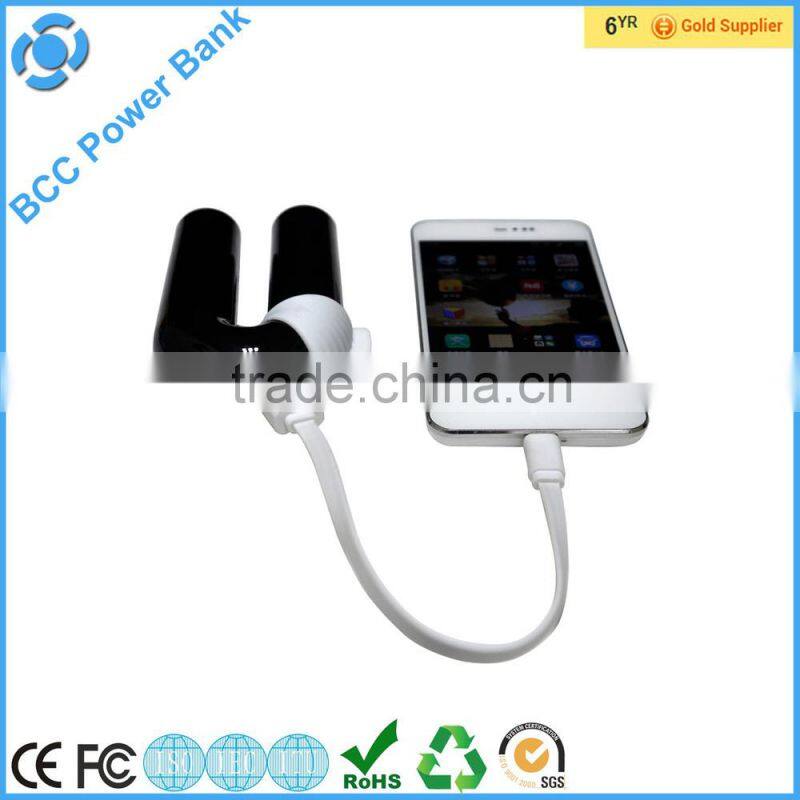 U design mobile power bank supply 18650 battery