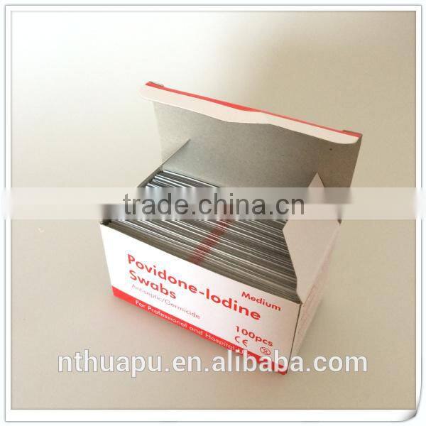 2ply medical disposable povidone iodine prep pad