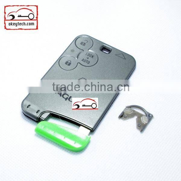 OkeyTech Renault 1 button remote key cover can put light no logo remote key cover for renault