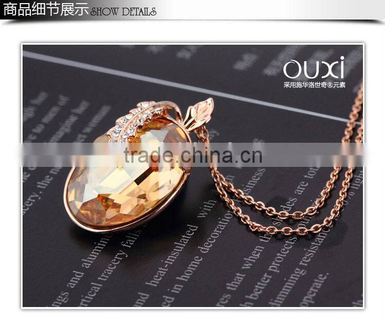 OUXI 18 carat gold jewelry sets S-2026