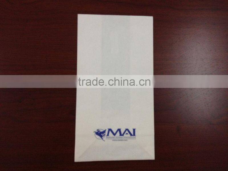 disposable airplane paper sick bag in cheap price