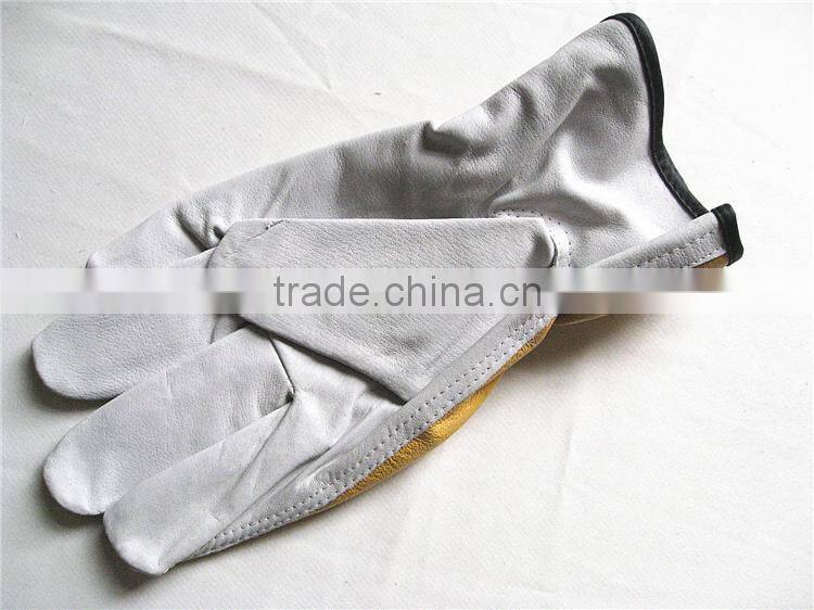 Grain Pigskin Leather High Impact Protective Gloves
