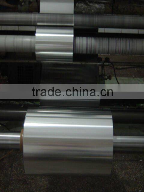 Alu foil with printing lacquer on one side heatseal coating on the other side for PS PVC cups