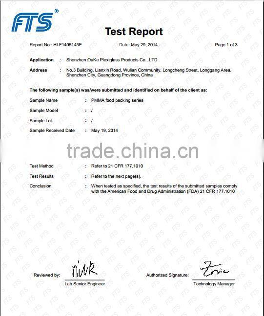 2016 new style acrylic pen display stand for supermarket