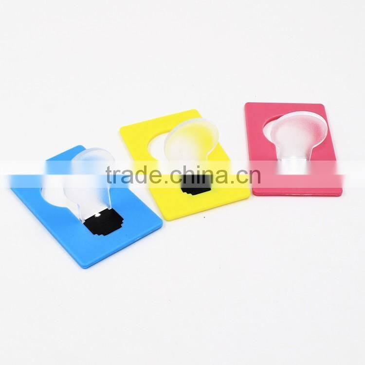 Portable Pocket Purse Wallet LED Card Light Lamp