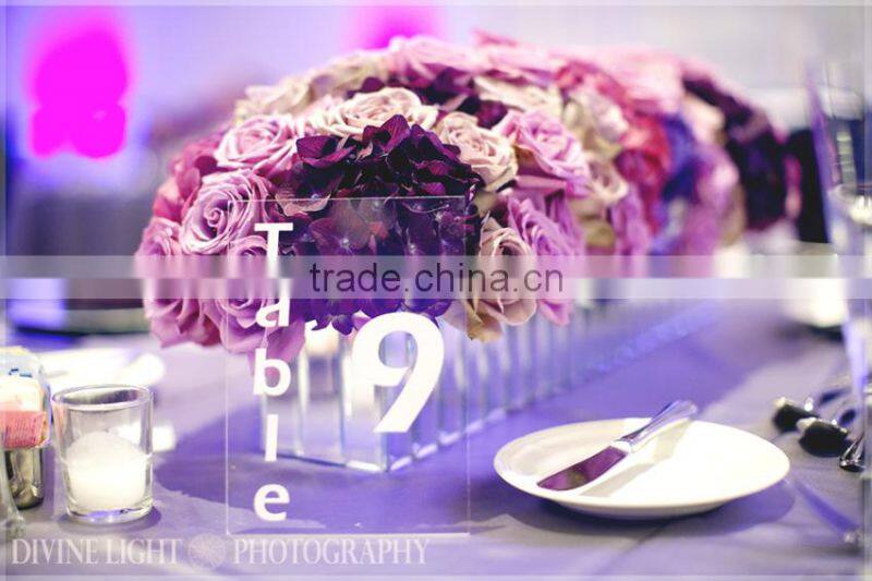 acrylic table number stand