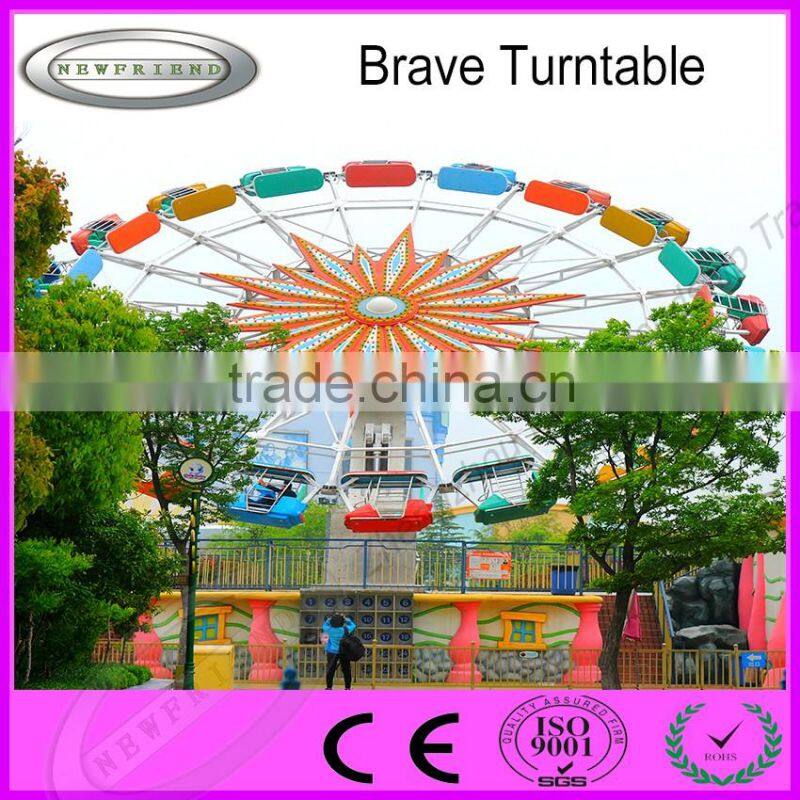 China Thrill amusement brave turntable for sale China manufacturer with high quality