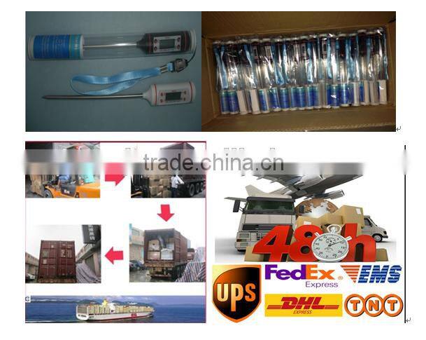 LCD display digital thermometer with capillary tube