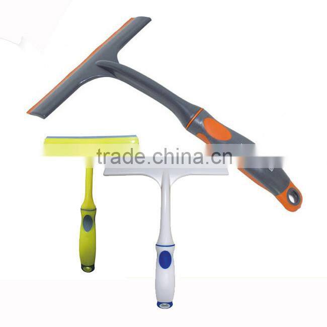 Car rubber squeegee card with short handle