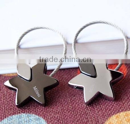 Wholesale 2014 fashion beautiful new design bottle cap keychain, fashion beautiful key chain