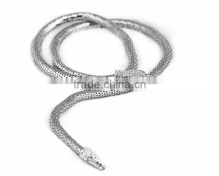 2016 New Design Exaggerated Punk Choker Necklace Gold Korean Snake Choker Necklaces With Cheapest Prices