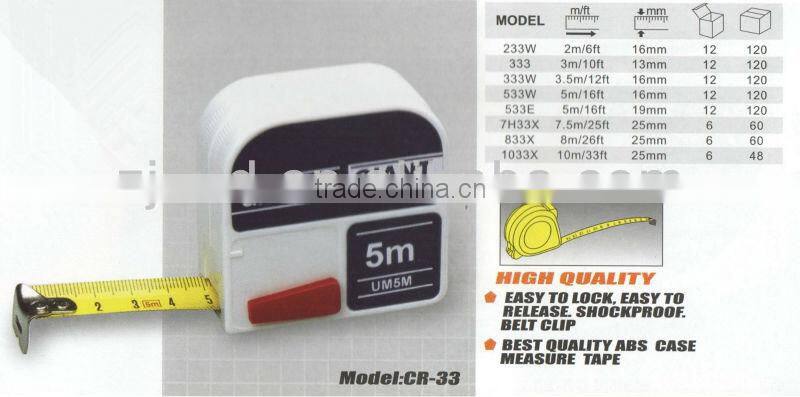 Rubber covered Power Tape/ Tape Measure