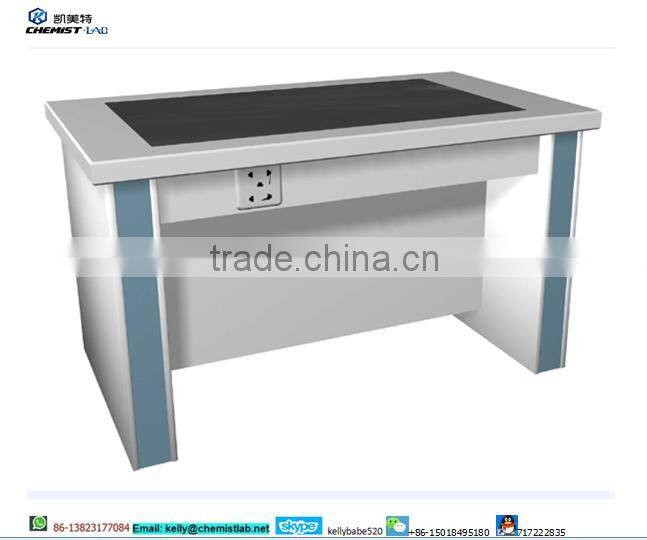 Epoxy Coated Galvanized Steel Fabrication Micro-Biology Lab Vibrating Table With Marble Stone Top
